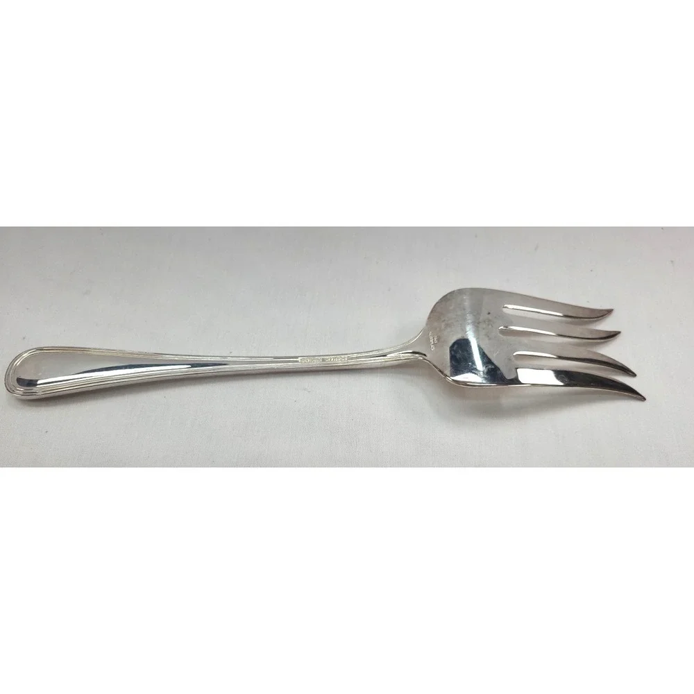 Gorham Heritage Cold‎ Meat Serving Fork Silver Plated Made in Italy 11½